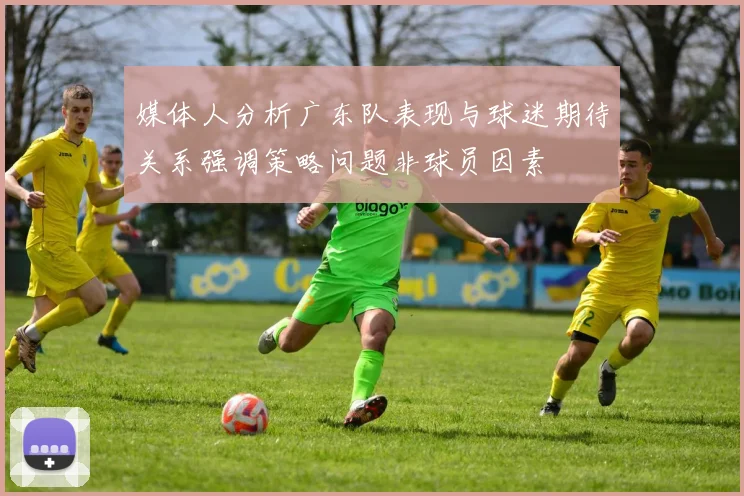 媒体人分析广东队表现与球迷期待关系强调策略问题非球员因素
