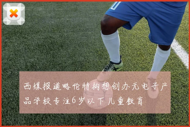 西媒报道略伦特构想创办无电子产品学校专注6岁以下儿童教育